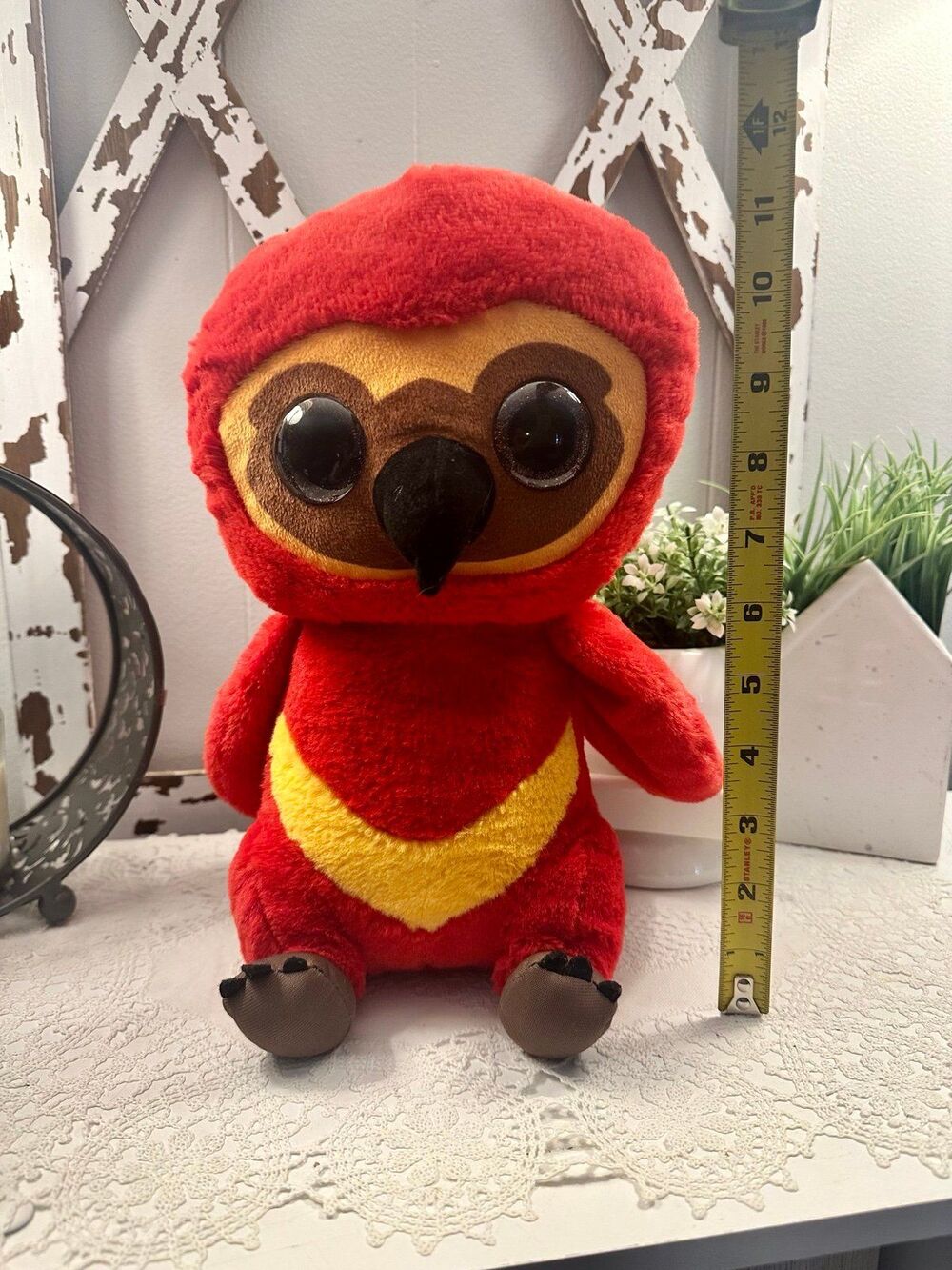 Harry Potter Fawkes Plush Stuffed Animal 12" Phoenix